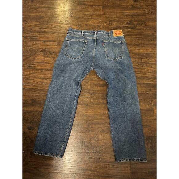 Levi's 505 Jeans Men's 40x30 Blue Straight Leg Denim Medium Wash - Picture 1 of 7